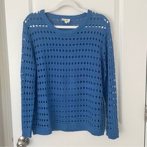 Blue Knit Sweater